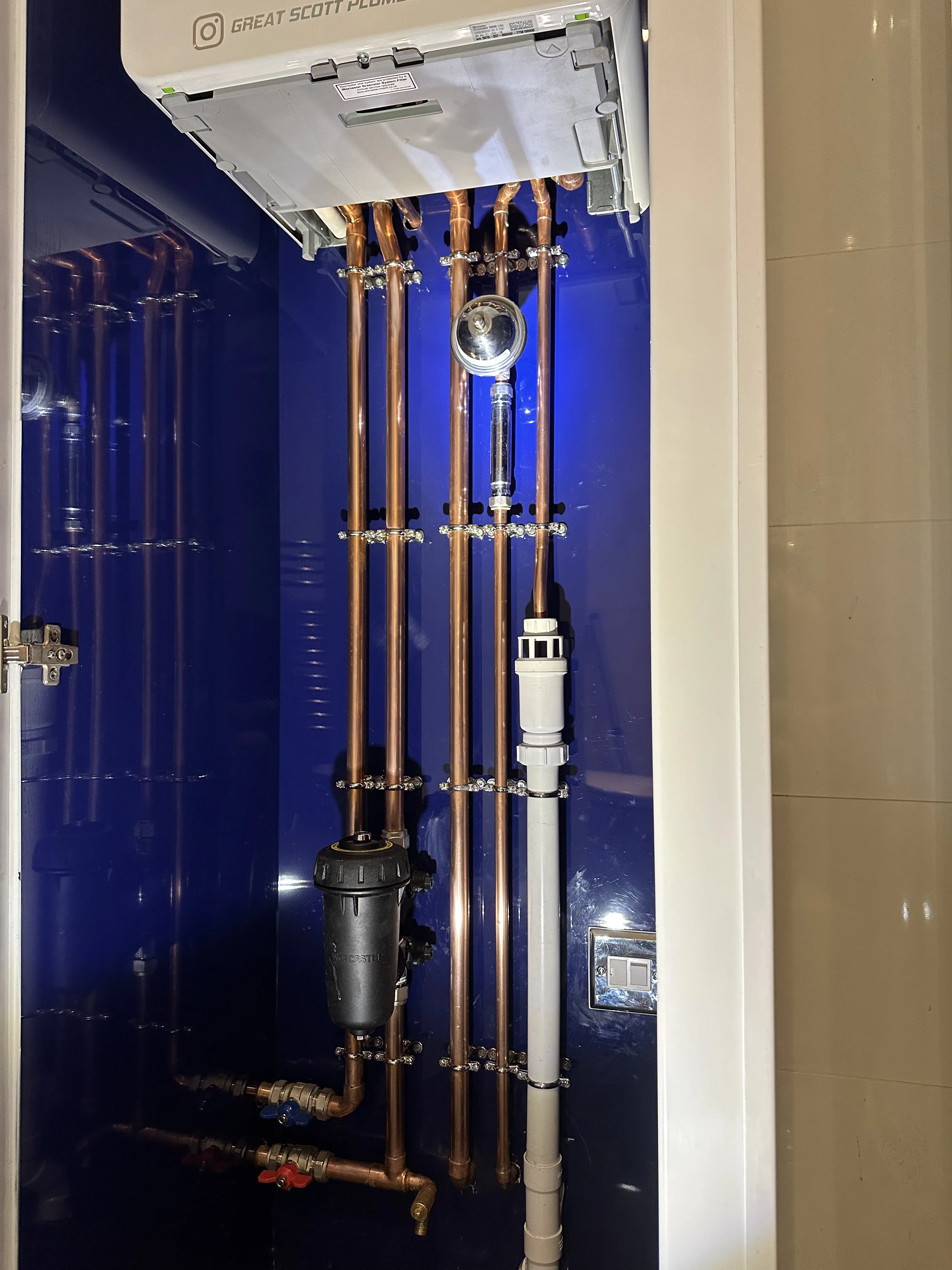 Plumbing fit-out in Bexleyheath