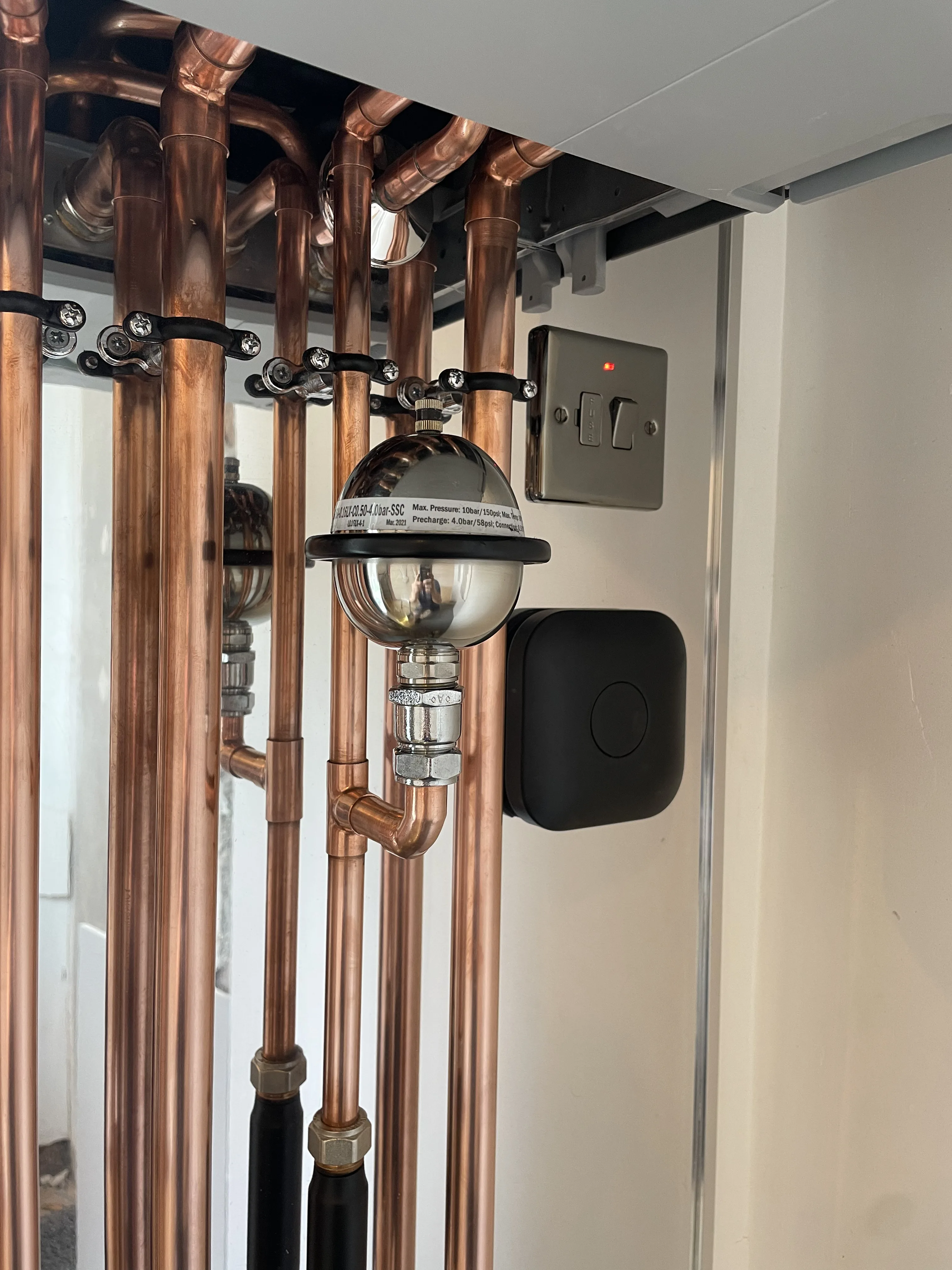 Boiler controls inspection during annual service